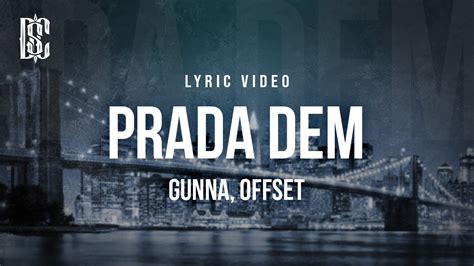 prada dem lyrics gunna|gunna prada dem download.